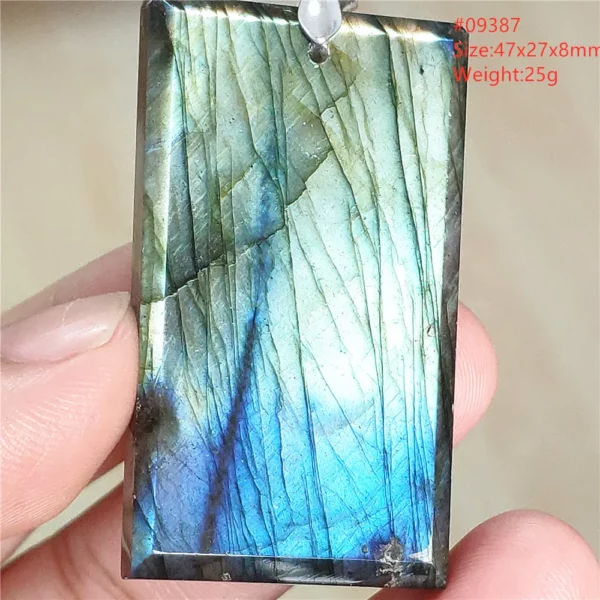 Natural Blue Labradorite Water Drop Pendant, AAAAAA