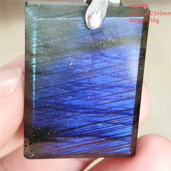 Natural Blue Labradorite Water Drop Pendant, AAAAAA