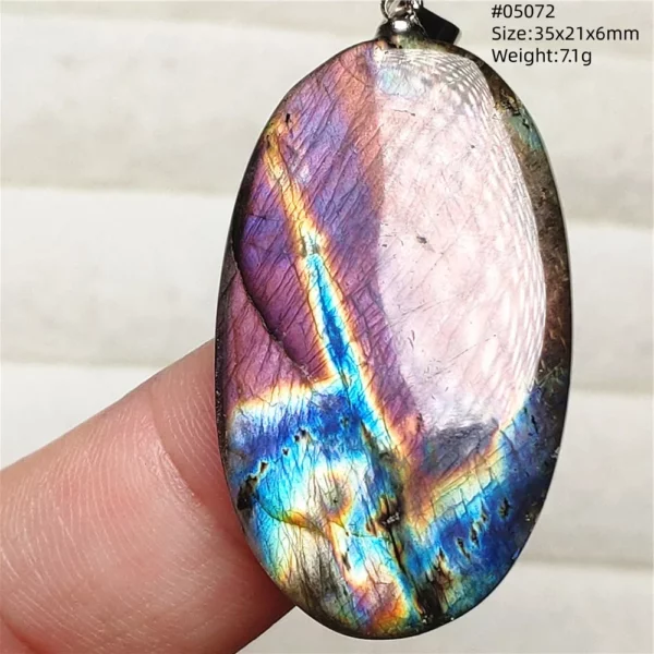 Natural Blue Labradorite Water Drop Pendant, AAAAAA
