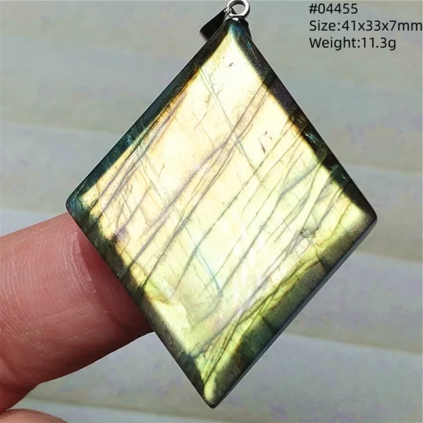 Natural Blue Labradorite Water Drop Pendant, AAAAAA