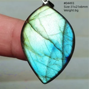 Natural Blue Labradorite Water Drop Pendant, AAAAAA - Image 45