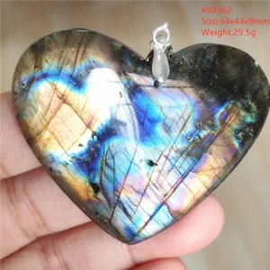 Natural Blue Labradorite Water Drop Pendant, AAAAAA - Image 68