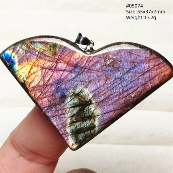 Natural Blue Labradorite Water Drop Pendant, AAAAAA