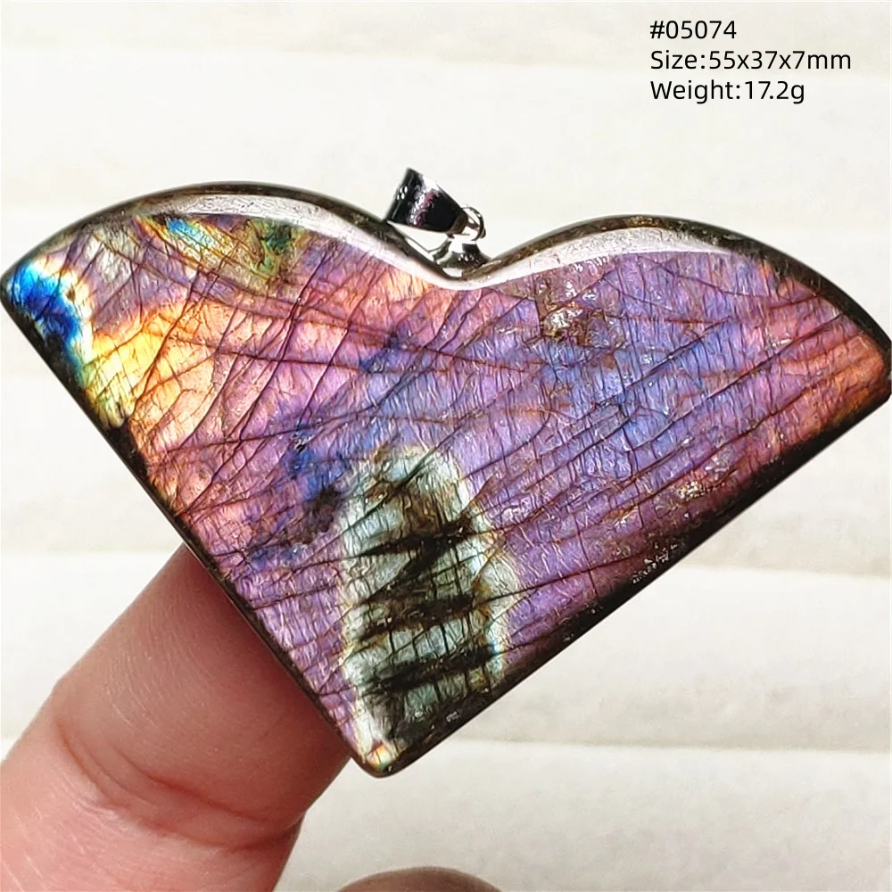 Natural Blue Labradorite Water Drop Pendant, AAAAAA - Image 22