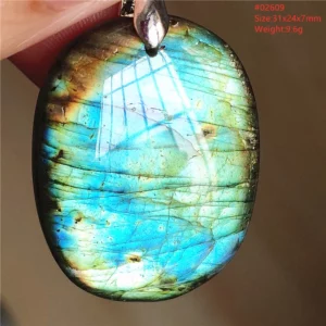 Natural Blue Labradorite Water Drop Pendant, AAAAAA - Image 63