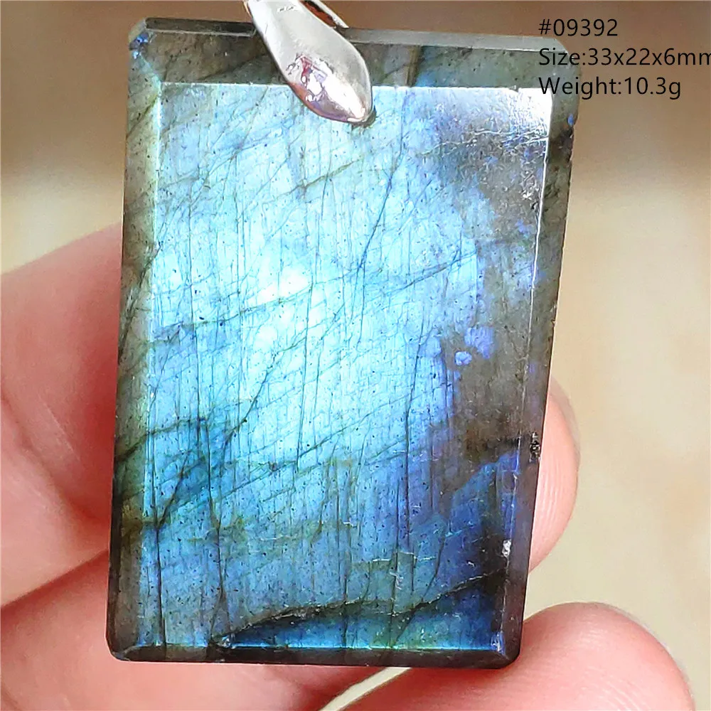 Natural Blue Labradorite Water Drop Pendant, AAAAAA - Image 59