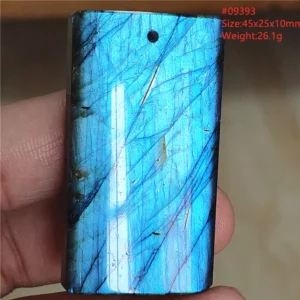 Natural Blue Labradorite Water Drop Pendant, AAAAAA - Image 35