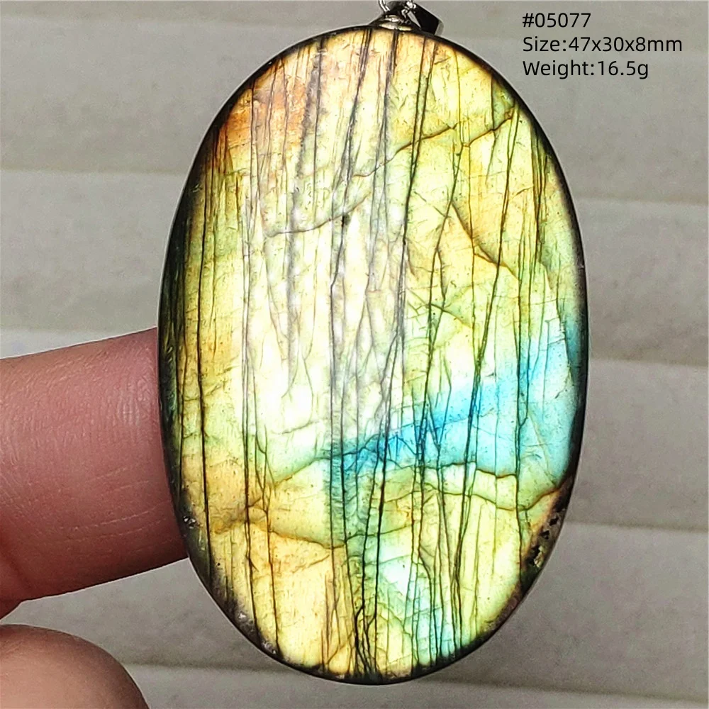 Natural Blue Labradorite Water Drop Pendant, AAAAAA - Image 15