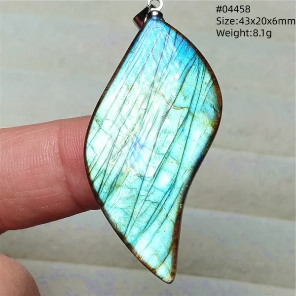 Natural Blue Labradorite Water Drop Pendant, AAAAAA