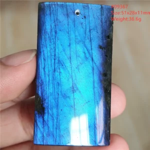 Natural Blue Labradorite Water Drop Pendant, AAAAAA - Image 70