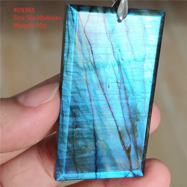 Natural Blue Labradorite Water Drop Pendant, AAAAAA