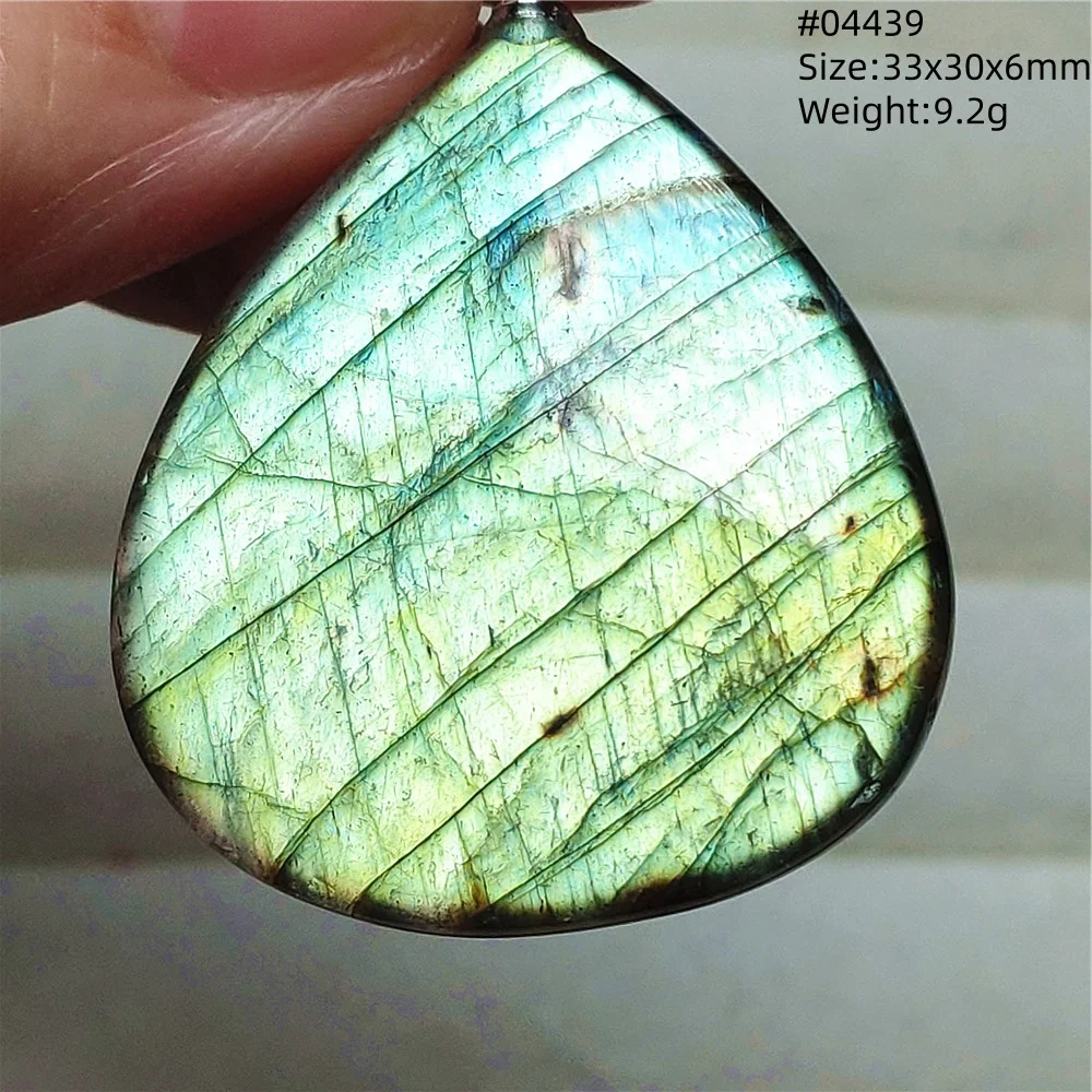 Natural Blue Labradorite Water Drop Pendant, AAAAAA - Image 29