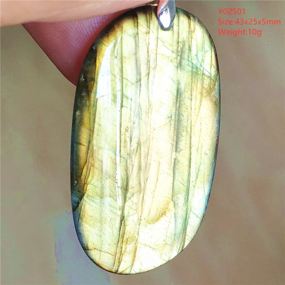 Natural Blue Labradorite Water Drop Pendant, AAAAAA - Image 32