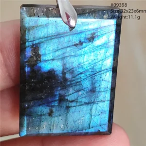 Natural Blue Labradorite Water Drop Pendant, AAAAAA - Image 38