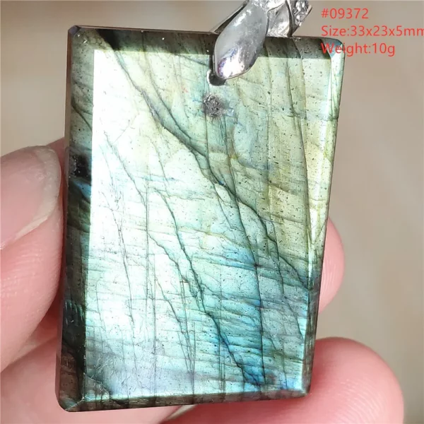Natural Blue Labradorite Water Drop Pendant, AAAAAA