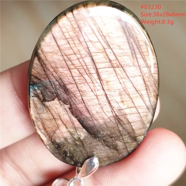 Natural Blue Labradorite Water Drop Pendant, AAAAAA