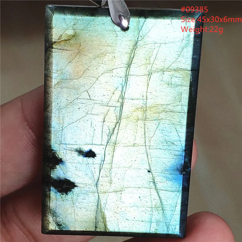 Natural Blue Labradorite Water Drop Pendant, AAAAAA - Image 56