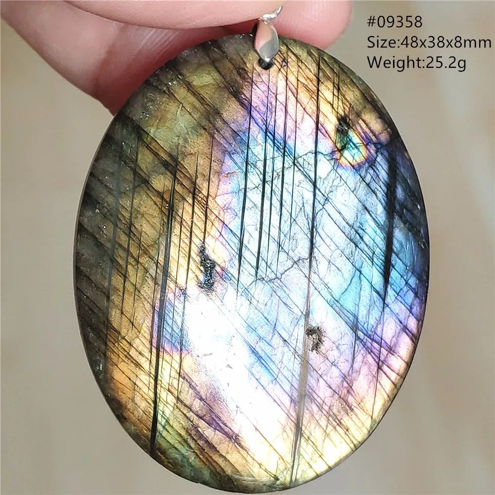 Natural Blue Labradorite Water Drop Pendant, AAAAAA - Image 67