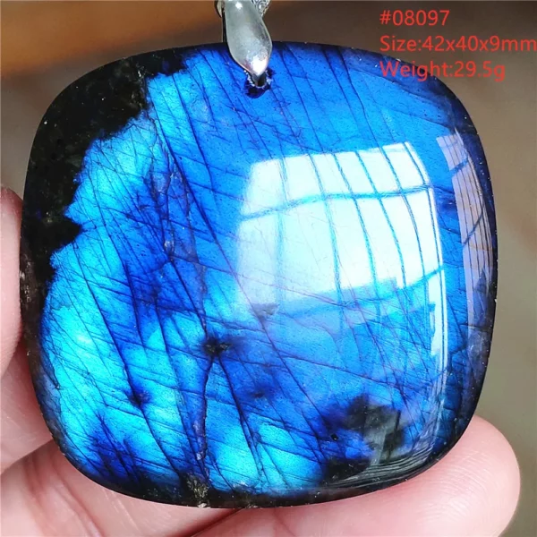 Natural Blue Labradorite Water Drop Pendant, AAAAAA
