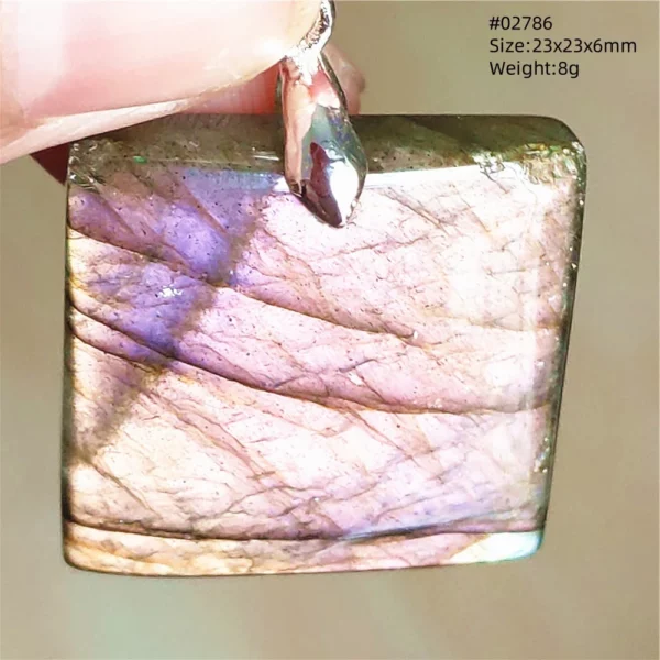 Natural Blue Labradorite Pendant Necklace Jewelry Beads Women Men Colorful Labradorite Stone Necklace Pendant AAAAA