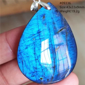 Natural Blue Labradorite Pendant Necklace Jewelry Beads Women Men Colorful Labradorite Stone Necklace Pendant AAAAA - Image 49