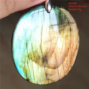 Natural Blue Labradorite Pendant Necklace Jewelry Beads Women Men Colorful Labradorite Stone Necklace Pendant AAAAA - Image 50