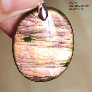 Natural Blue Labradorite Pendant Necklace Jewelry Beads Women Men Colorful Labradorite Stone Necklace Pendant AAAAA - Image 35