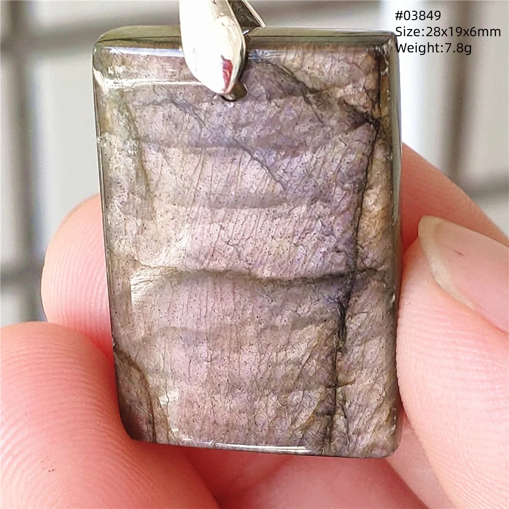 Natural Blue Labradorite Pendant Necklace Jewelry Beads Women Men Colorful Labradorite Stone Necklace Pendant AAAAA - Image 19