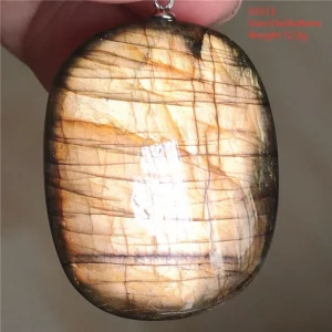 Natural Blue Labradorite Pendant Necklace Jewelry Beads Women Men Colorful Labradorite Stone Necklace Pendant AAAAA - Image 59