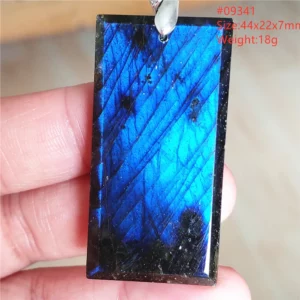Natural Blue Labradorite Pendant Necklace Jewelry Beads Women Men Colorful Labradorite Stone Necklace Pendant AAAAA - Image 54