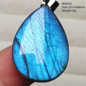 Natural Blue Labradorite Pendant Necklace Jewelry Beads Women Men Colorful Labradorite Stone Necklace Pendant AAAAA - Image 55