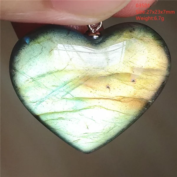 Natural Blue Labradorite Pendant Necklace Jewelry Beads Women Men Colorful Labradorite Stone Necklace Pendant AAAAA