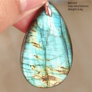 Natural Blue Labradorite Pendant Necklace Jewelry Beads Women Men Colorful Labradorite Stone Necklace Pendant AAAAA - Image 37
