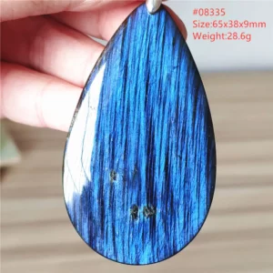 Natural Blue Labradorite Pendant Necklace Jewelry Beads Women Men Colorful Labradorite Stone Necklace Pendant AAAAA - Image 38