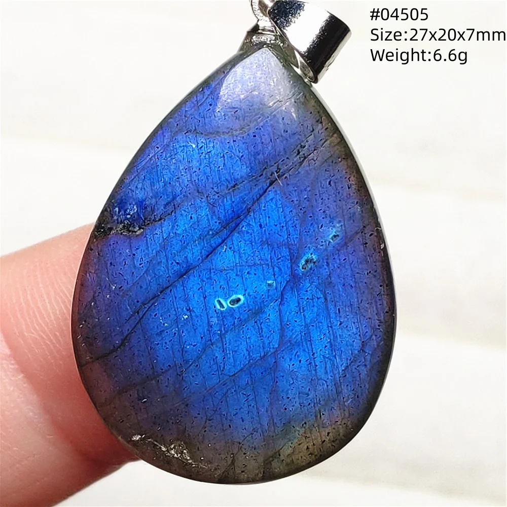 Natural Blue Labradorite Pendant Necklace Jewelry Beads Women Men Colorful Labradorite Stone Necklace Pendant AAAAA - Image 67