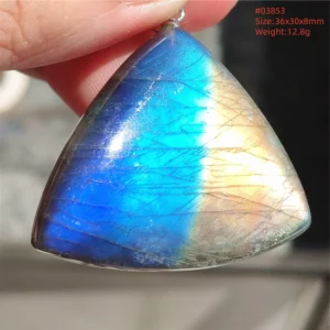 Natural Blue Labradorite Pendant Necklace Jewelry Beads Women Men Colorful Labradorite Stone Necklace Pendant AAAAA - Image 39