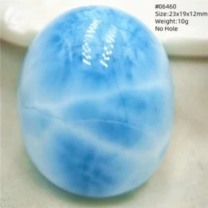 Natural Blue Larimar Heart Pendant Necklace Gemstone Women Men Larimar 17.5*19mm 18K Gold Love Larimar Fashion Jewelry AAAAAA - Image 8