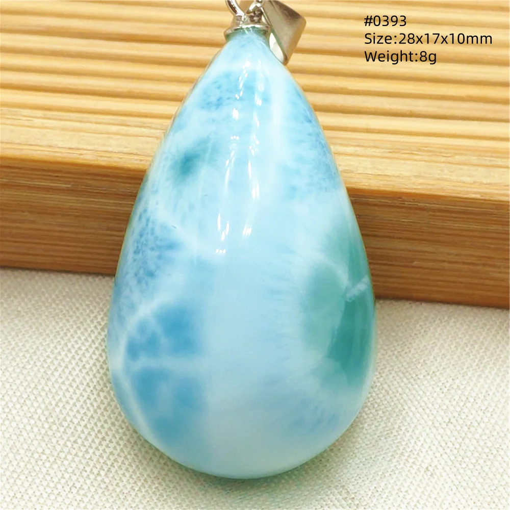 Natural Blue Larimar Heart Pendant Necklace Gemstone Women Men Larimar 17.5*19mm 18K Gold Love Larimar Fashion Jewelry AAAAAA - Image 38