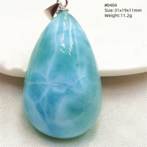 Natural Blue Larimar Heart Pendant Necklace Gemstone Women Men Larimar 17.5*19mm 18K Gold Love Larimar Fashion Jewelry AAAAAA - Image 72