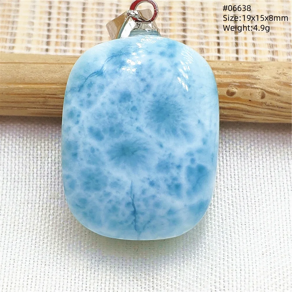 Natural Blue Larimar Heart Pendant Necklace Gemstone Women Men Larimar 17.5*19mm 18K Gold Love Larimar Fashion Jewelry AAAAAA - Image 56