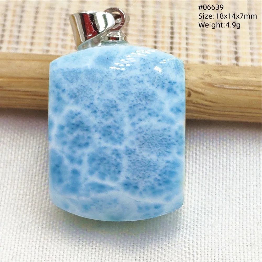 Natural Blue Larimar Heart Pendant Necklace Gemstone Women Men Larimar 17.5*19mm 18K Gold Love Larimar Fashion Jewelry AAAAAA - Image 57