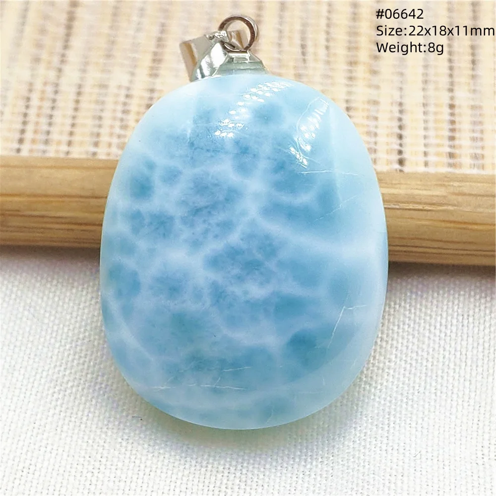 Natural Blue Larimar Heart Pendant Necklace Gemstone Women Men Larimar 17.5*19mm 18K Gold Love Larimar Fashion Jewelry AAAAAA - Image 67