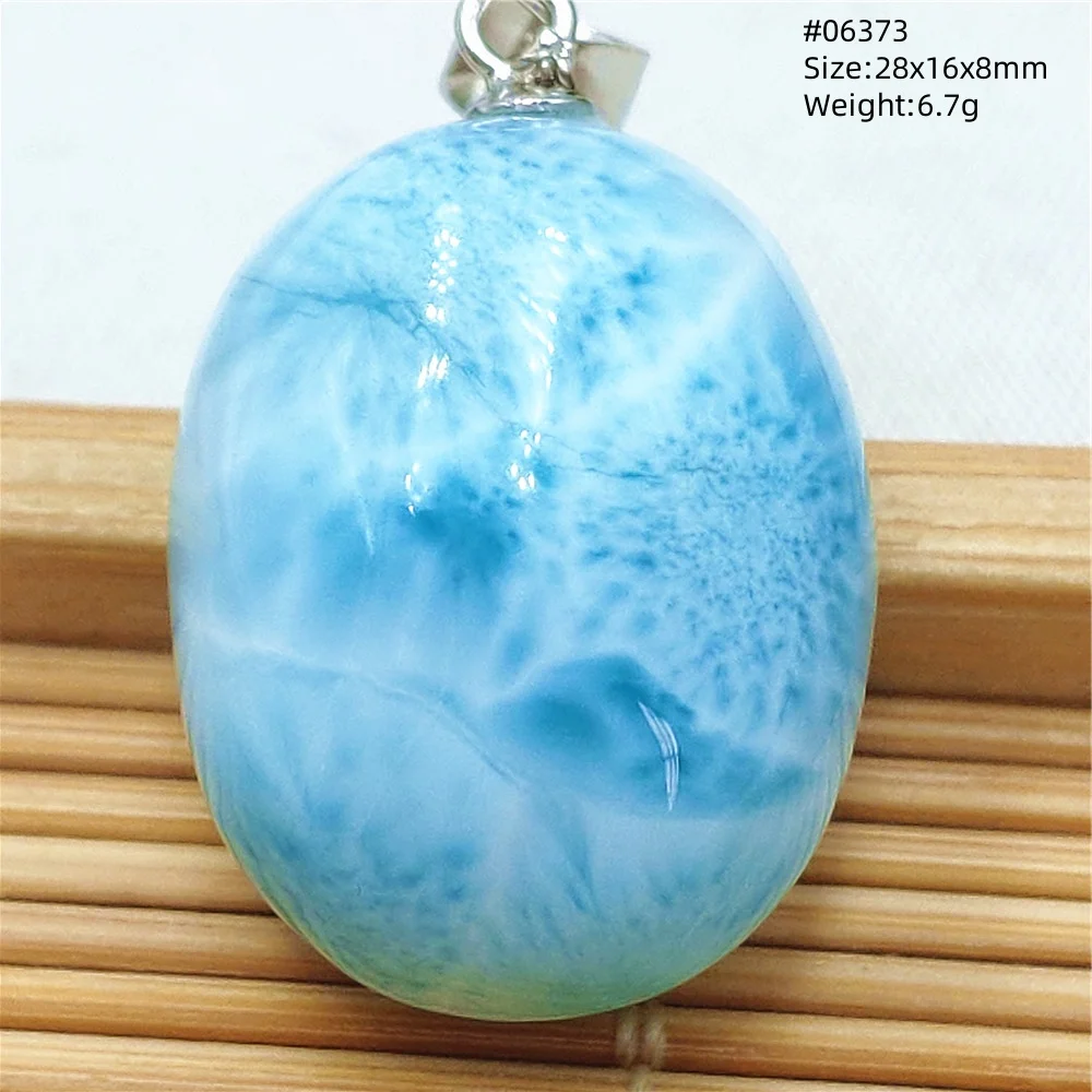 Natural Blue Larimar Heart Pendant Necklace Gemstone Women Men Larimar 17.5*19mm 18K Gold Love Larimar Fashion Jewelry AAAAAA - Image 3