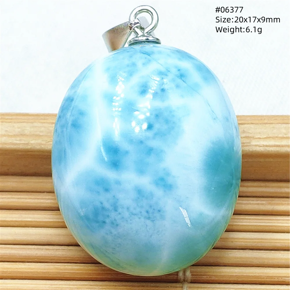 Natural Blue Larimar Heart Pendant Necklace Gemstone Women Men Larimar 17.5*19mm 18K Gold Love Larimar Fashion Jewelry AAAAAA - Image 5