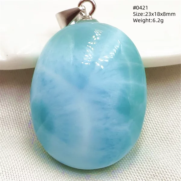 Natural Blue Larimar Heart Pendant Necklace Gemstone Women Men Larimar 17.5*19mm 18K Gold Love Larimar Fashion Jewelry AAAAAA