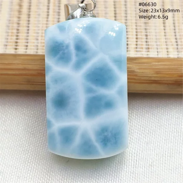 Natural Blue Larimar Heart Pendant Necklace Gemstone Women Men Larimar 17.5*19mm 18K Gold Love Larimar Fashion Jewelry AAAAAA