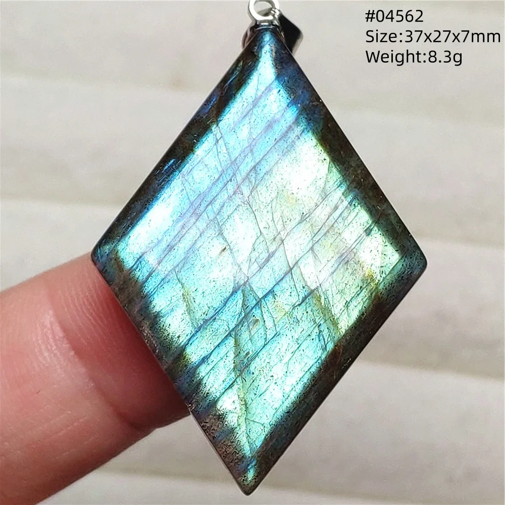 Natural Blue Light Labradorite Pendant Jewelry Water Drop Crystal Flash Labradorite Bead Necklace Women Men AAAAAA - Image 38