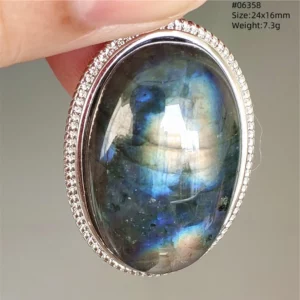 Natural Blue Light Labradorite Pendant Jewelry Water Drop Crystal Flash Labradorite Bead Necklace Women Men AAAAAA - Image 30
