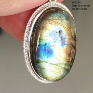 Natural Blue Light Labradorite Pendant Jewelry Water Drop Crystal Flash Labradorite Bead Necklace Women Men AAAAAA - Image 48