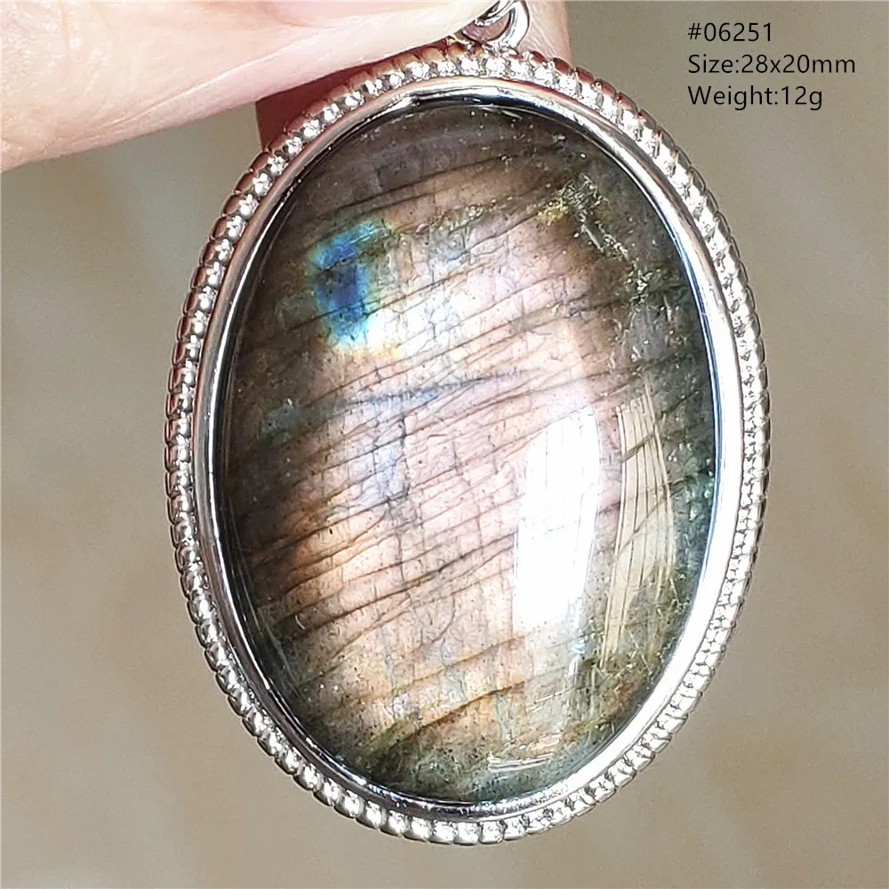 Natural Blue Light Labradorite Pendant Jewelry Water Drop Crystal Flash Labradorite Bead Necklace Women Men AAAAAA - Image 57